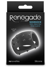 Renegade Sidekick Vibrating Cock Ring Black Vibrating Cock Rings